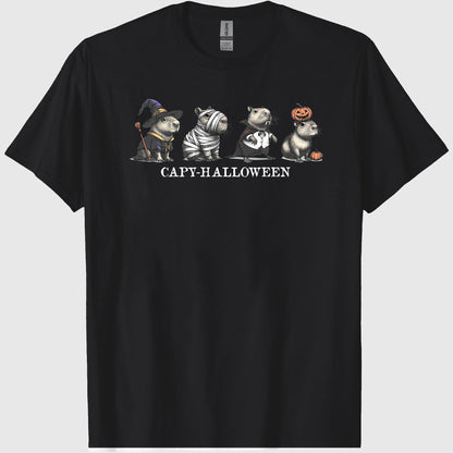 Capybara Shirt Capybara Halloween Shirt Halloween Capybara Baby Tee Halloween Costume Spooky Season Shirt Funny halloween graphic t