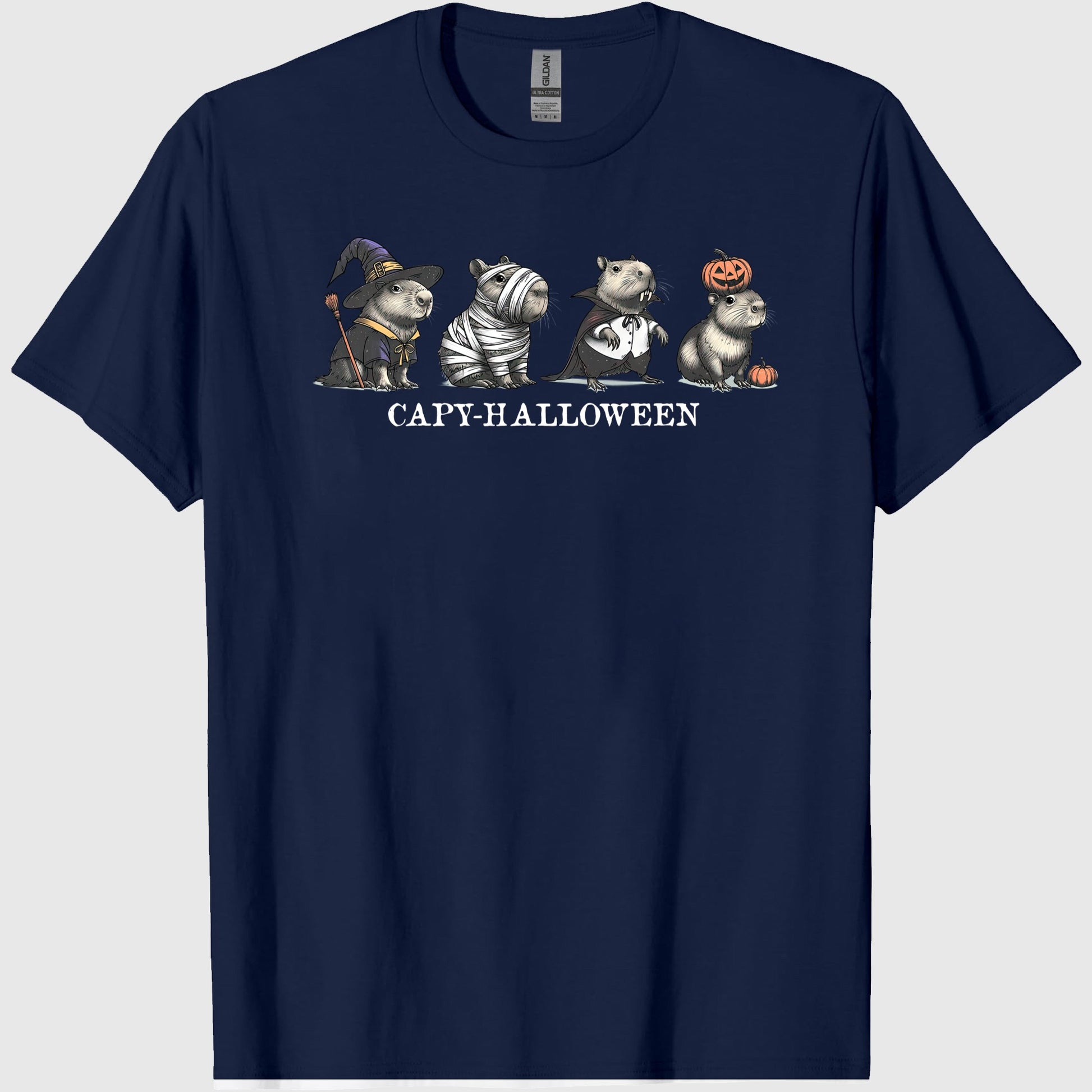 Capybara Shirt Capybara Halloween Shirt Halloween Capybara Baby Tee Halloween Costume Spooky Season Shirt Funny halloween graphic t