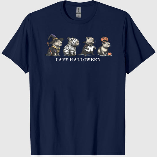 Capybara Shirt Capybara Halloween Shirt Halloween Capybara Baby Tee Halloween Costume Spooky Season Shirt Funny halloween graphic t