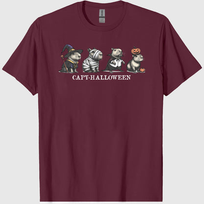 Capybara Shirt Capybara Halloween Shirt Halloween Capybara Baby Tee Halloween Costume Spooky Season Shirt Funny halloween graphic t
