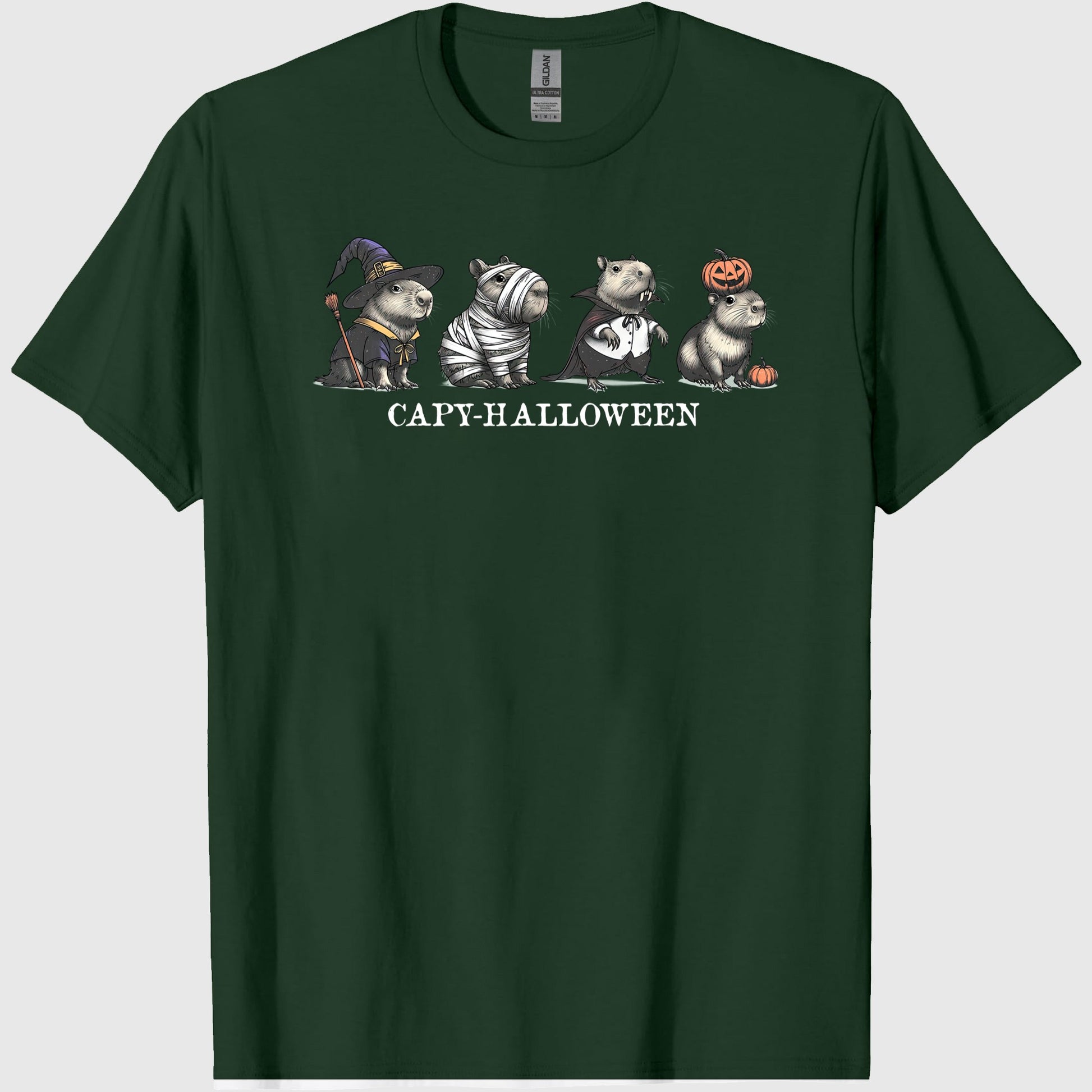 Capybara Shirt Capybara Halloween Shirt Halloween Capybara Baby Tee Halloween Costume Spooky Season Shirt Funny halloween graphic t