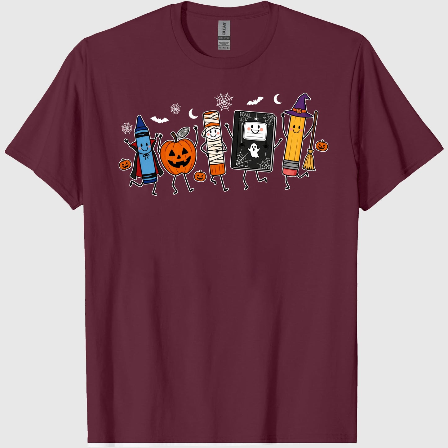 Halloween Teacher Shirt, Comfort Colors Funny Teacher Life Shirt, Back To School Gift, Preschool Teacher School Supplies T-shirt, Spooky Tee
