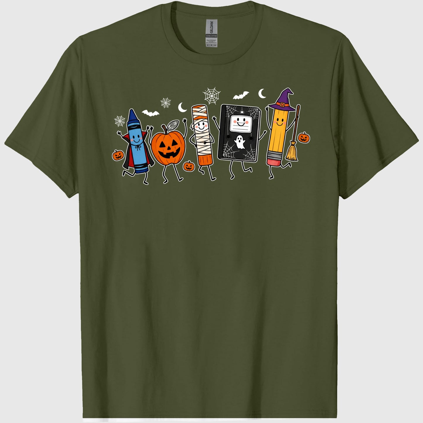 Halloween Teacher Shirt, Comfort Colors Funny Teacher Life Shirt, Back To School Gift, Preschool Teacher School Supplies T-shirt, Spooky Tee